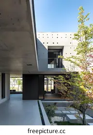 concrete house