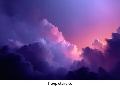 pink clouds