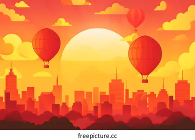 hot air balloon