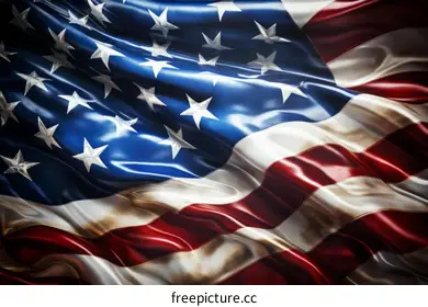 the flag of America
