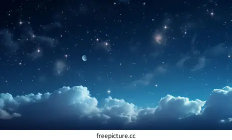 starry night sky