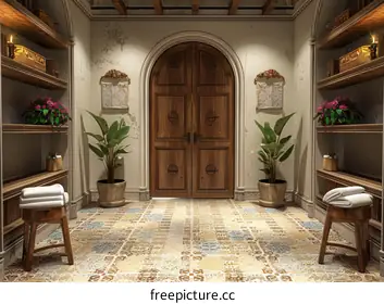 wooden doors