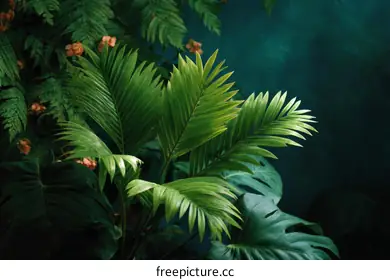 tropical leaves