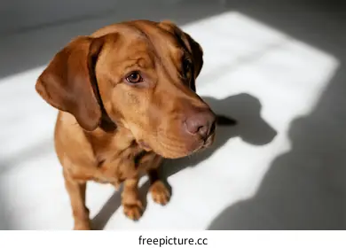 brown dog