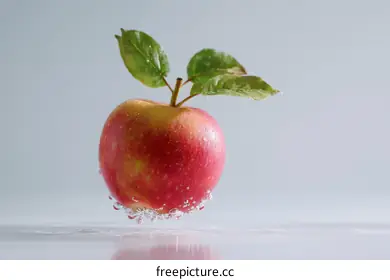 red apple