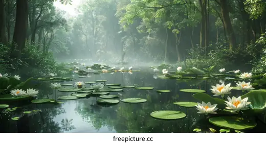 water lilies