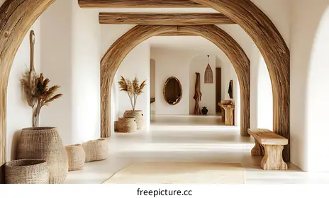 wooden beams