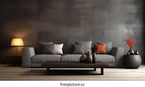 gray sofa