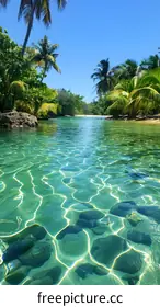 crystal clear water