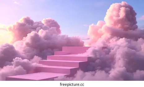 pink clouds