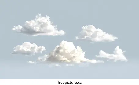 fluffy clouds