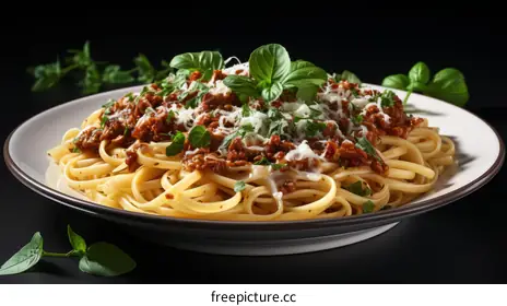 spaghetti with tomato sauce