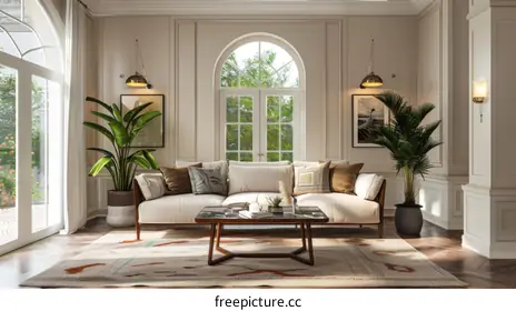 arched windows