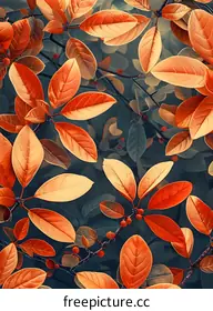 red leaves