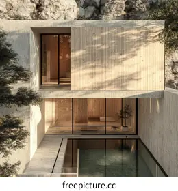 concrete house