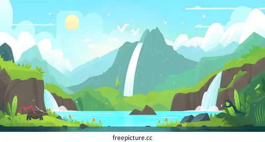 waterfall