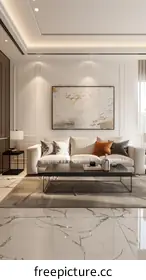 spacious living room