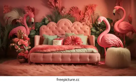 pink bedroom