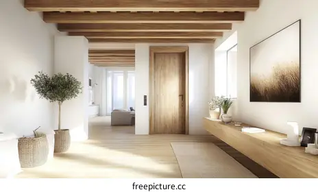 wooden beams