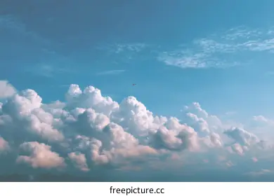 fluffy clouds