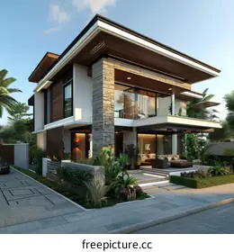 modern villa