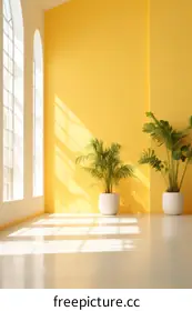 yellow wall