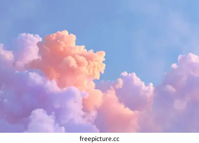 pink clouds