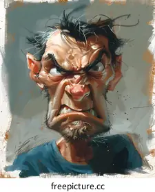 angry man