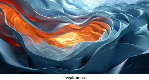 blue and orange