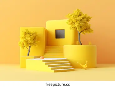 yellow background
