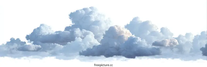 fluffy clouds