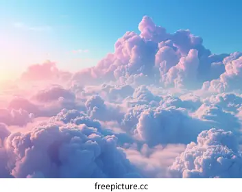 pink clouds