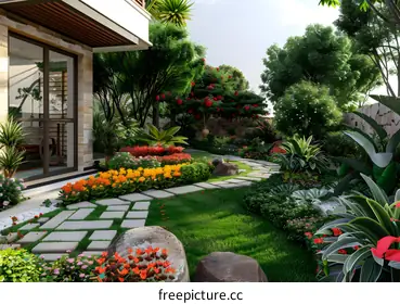 Garden landscape design
