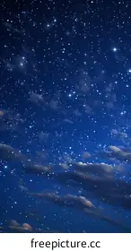 starry night sky