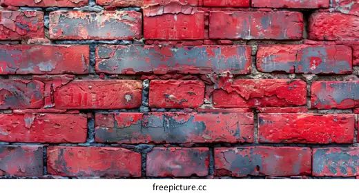 red brick wall