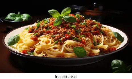 pasta with meat