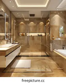 marble bathroom