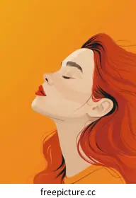 orange background