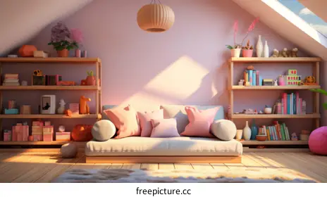 pink walls
