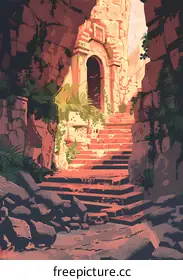 stone steps