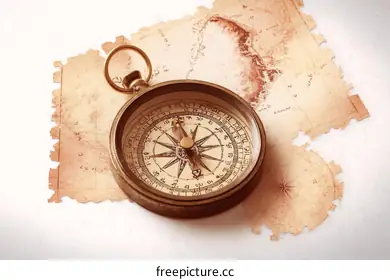 vintage compass
