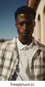 looking at the camera