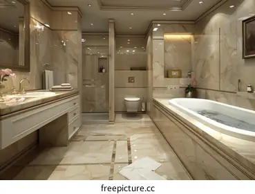 elegant bathroom