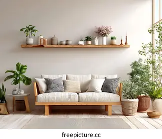 wooden shelf