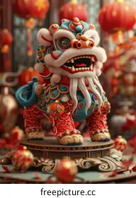 Lion Dance Costume
