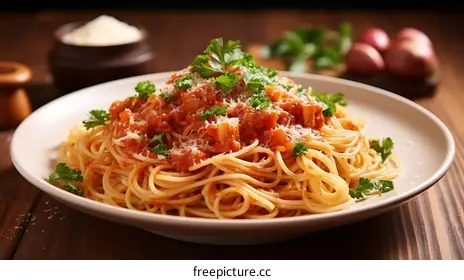pasta with tomato sauce