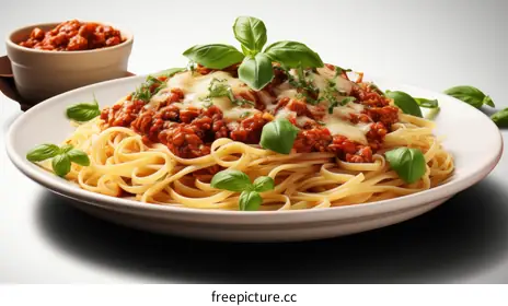 spaghetti with tomato sauce