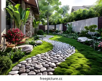Garden landscape design renderings