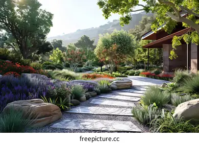 dry landscape garden