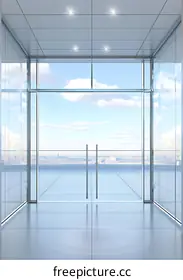 glass door